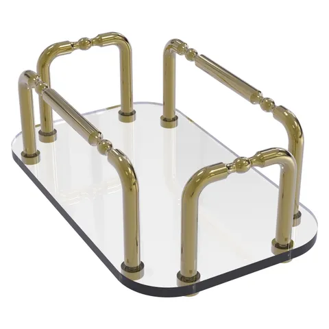 Unlacquered Brass Freestanding Towel Rack