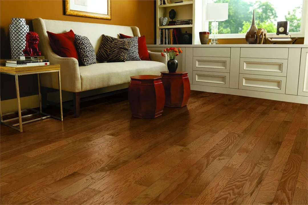 Bruce Frisco Fawn Oak 3-1/4-in W x 3/4-in T Varying Length Smooth/Traditional Solid Hardwood Flooring (22-sq ft / Carton), photo 2 of 10