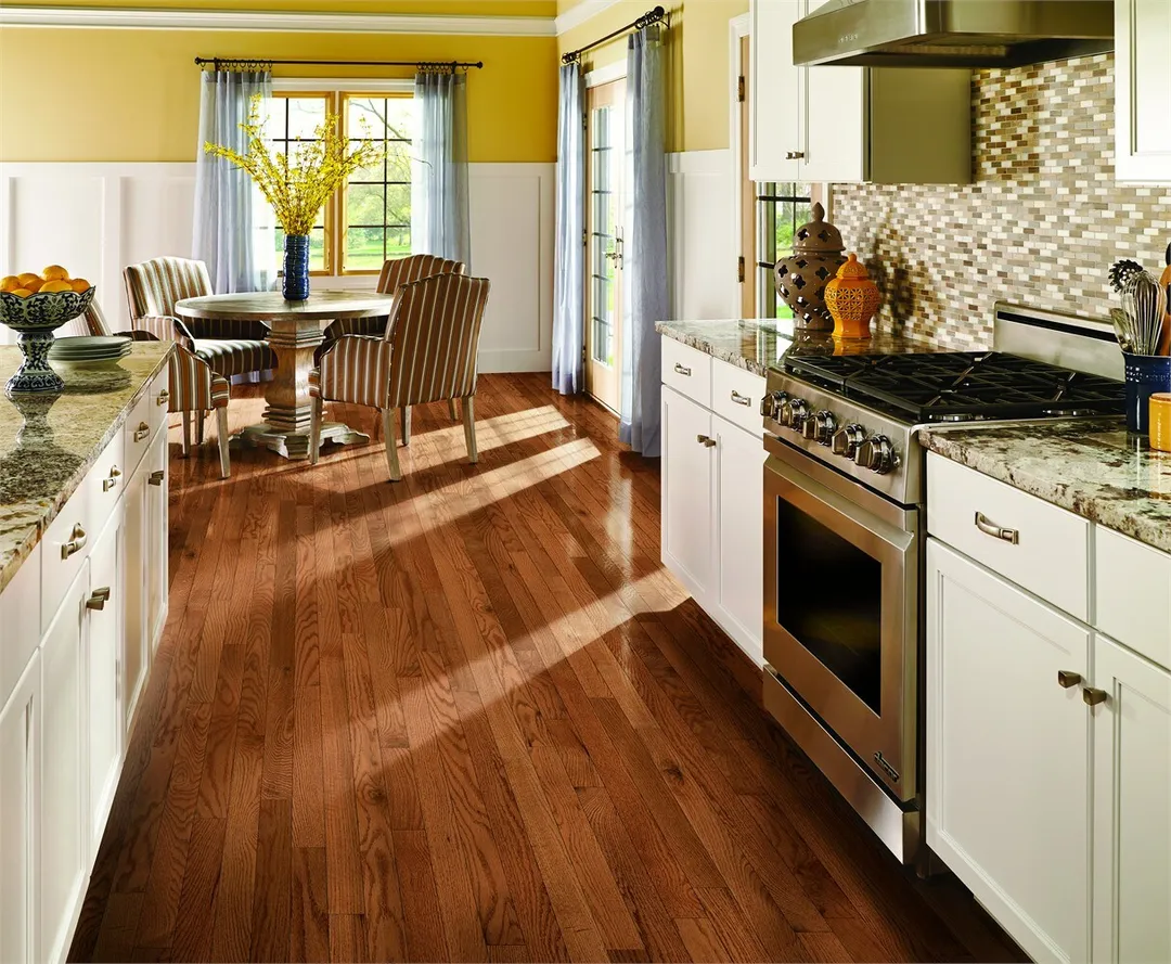 Bruce Frisco Butterscotch Oak 3-1/4-in W x 3/4-in T x Varying Length Smooth/Traditional Solid Hardwood Flooring (22-sq ft / Carton), photo 2 of 9