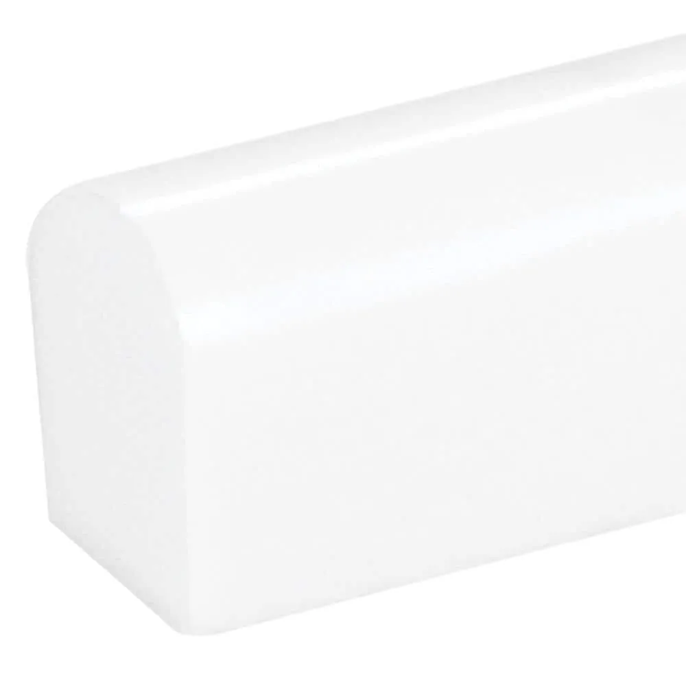 Satori Bianco Dolomite Polished 5/8-in x 12-in Natural Stone Marble Look Pencil Wall Tile (0.04-sq ft per Piece), photo 3 of 6