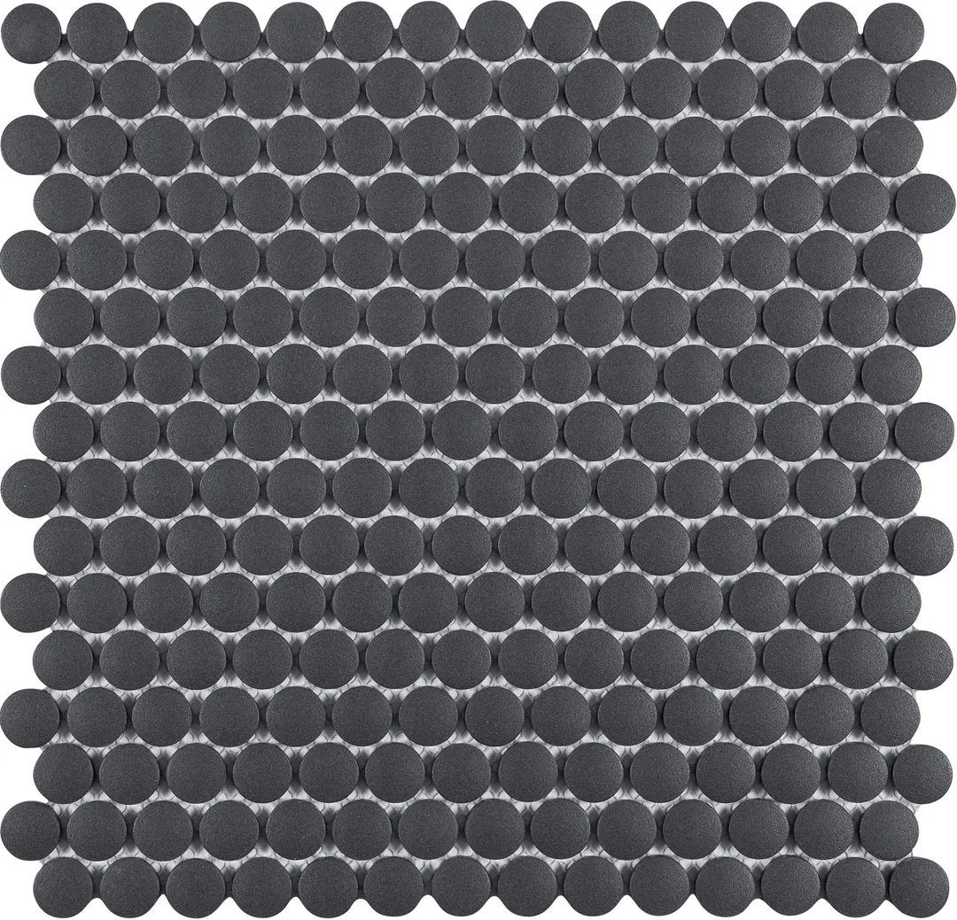 Satori Hudson Carbon Matte 12-in x 12-in Unglazed Porcelain Mosaic Floor and Wall Tile (0.9-sq. ft/ Piece), photo 6 of 8