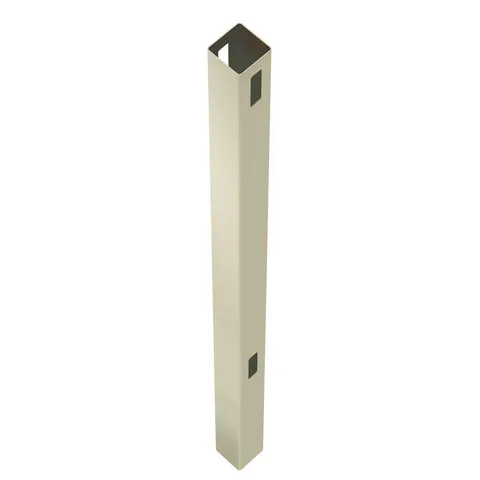 Tan Vinyl Fence Post, 8-ft