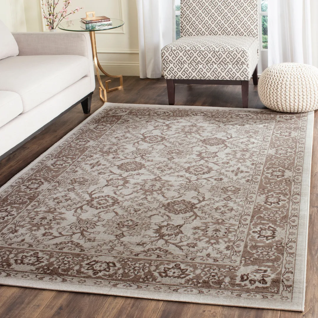 Safavieh Artisan Cunio 9 x 12 Ivory/Brown Indoor Floral/Botanical Oriental Area Rug, photo 5 of 8