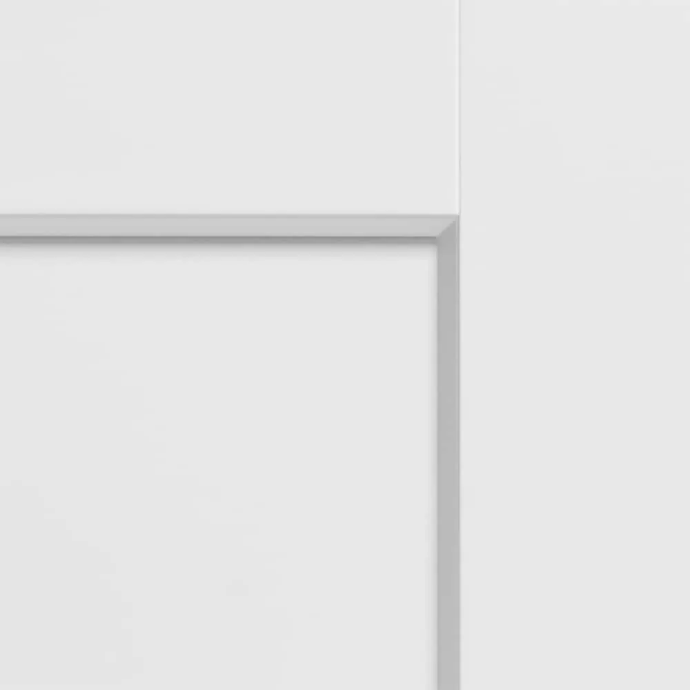 Masonite 24-in x 80-in Primed White 3-Panel Craftsman Hollow Core Molded Composite Left-Hand Inswing Single Prehung Interior Door, photo 3 of 8