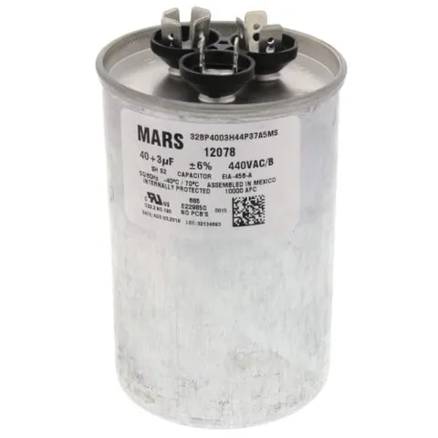 1172095 3+40 MFD Round Run Capacitor (440V)