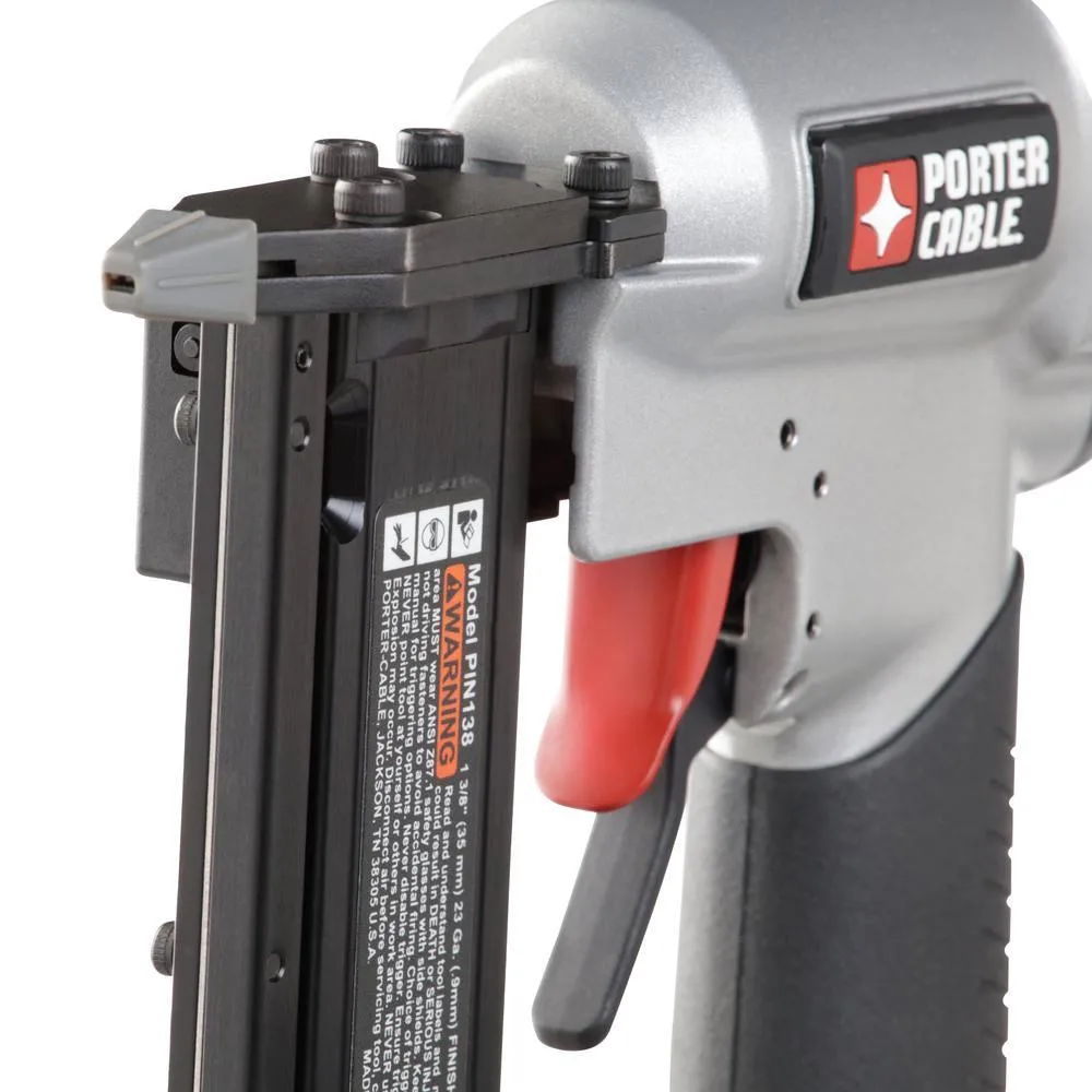 PORTER-CABLE 18-Gauge Pneumatic Brad Nailer Kit with Bonus 23-Gauge 1-3/8 in. Pin Nailer, photo 4 of 15