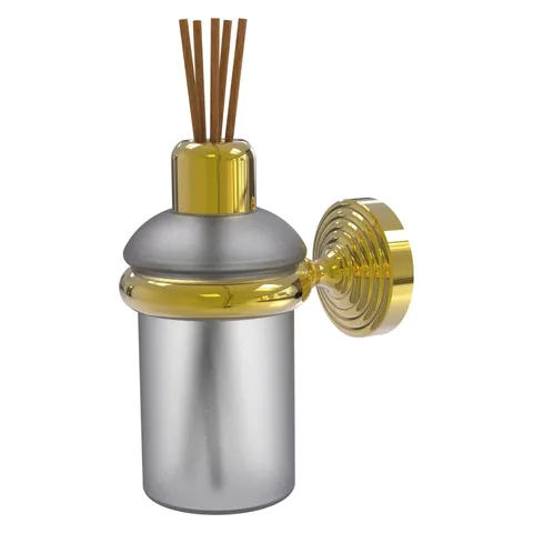 Waverly Place Polished Brass Wall-Mounted Reed Diffuser Holder Set