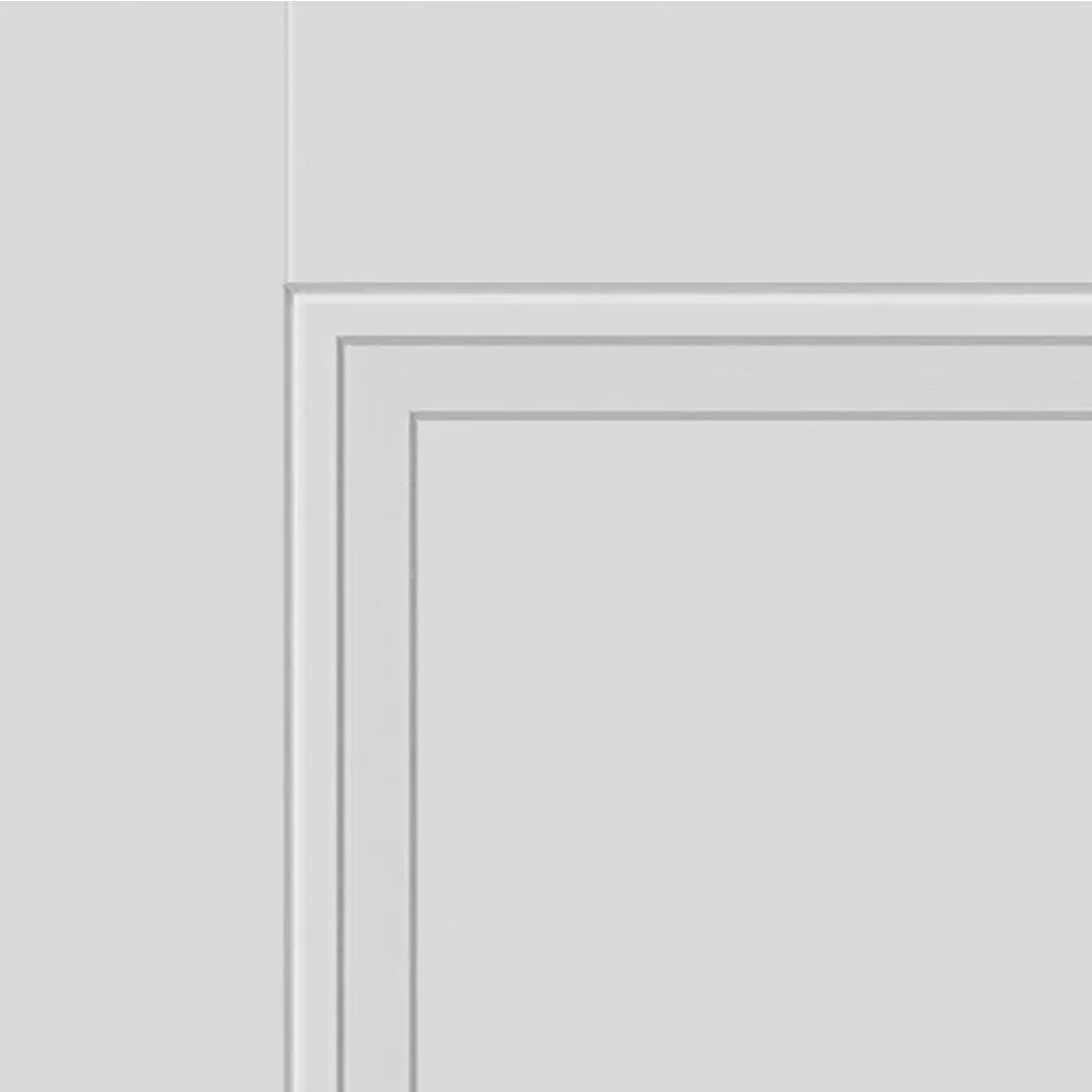 Masonite Livingston 24-in x 80-in Primed 3-Panel Square Molded Composite Bifold Door, Hollow Core (Hardware Included), photo 4 of 6