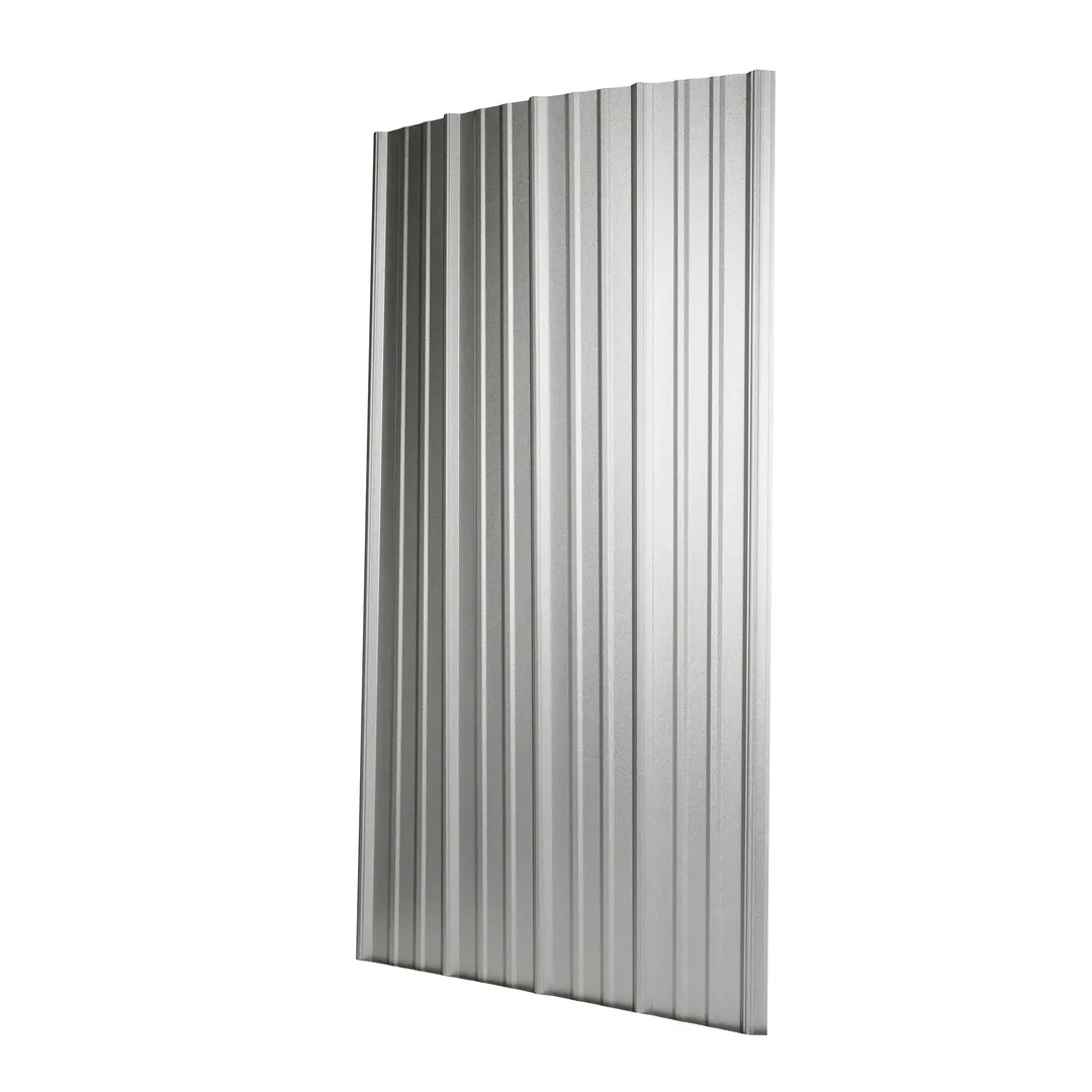 Metal Sales Classic Rib 3-ft x 8-ft Ribbed Galvalume Steel Roof Panel (29-Gauge, 37.5-in Coverage), photo 2 of 3