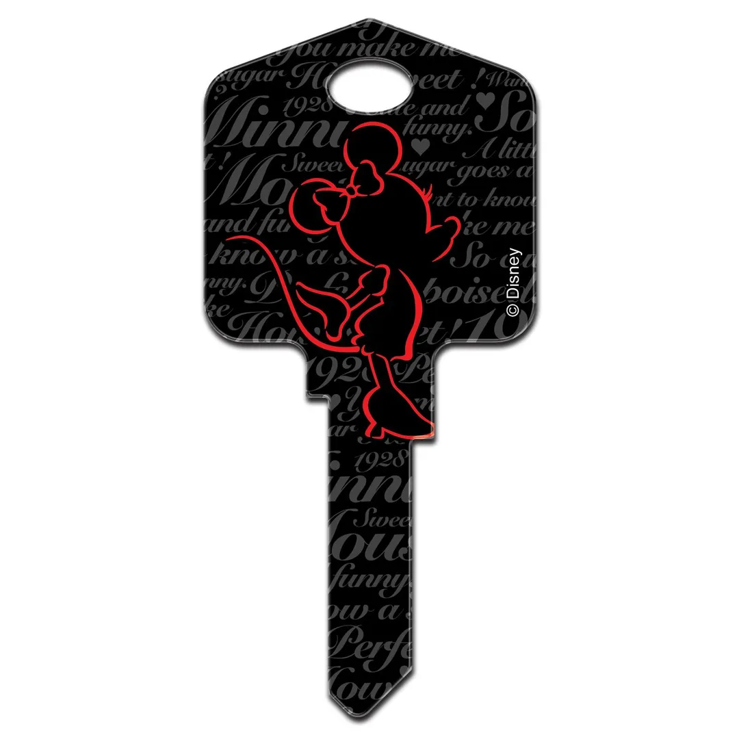 Hillman Disney Minnie Mouse House Key Blank 66/97 KW1/KW10 Single for Kwikset and Titan Locks, photo 3 of 3