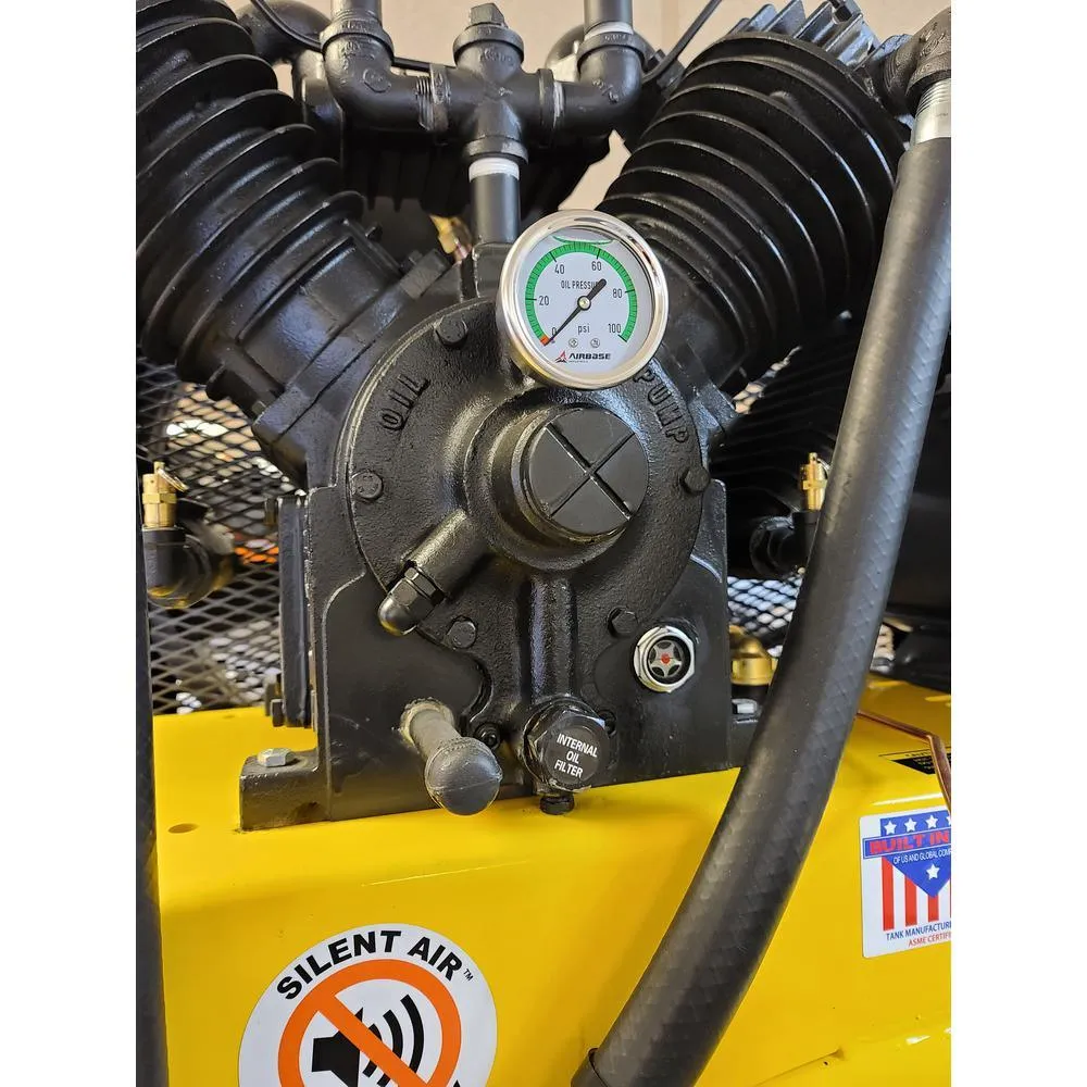 EMAX Industrial Series 80 Gal. 7.5 HP 1-Phase Silent Air Electric Air Compressor with Pressure Lubricated Pump, photo 4 of 7