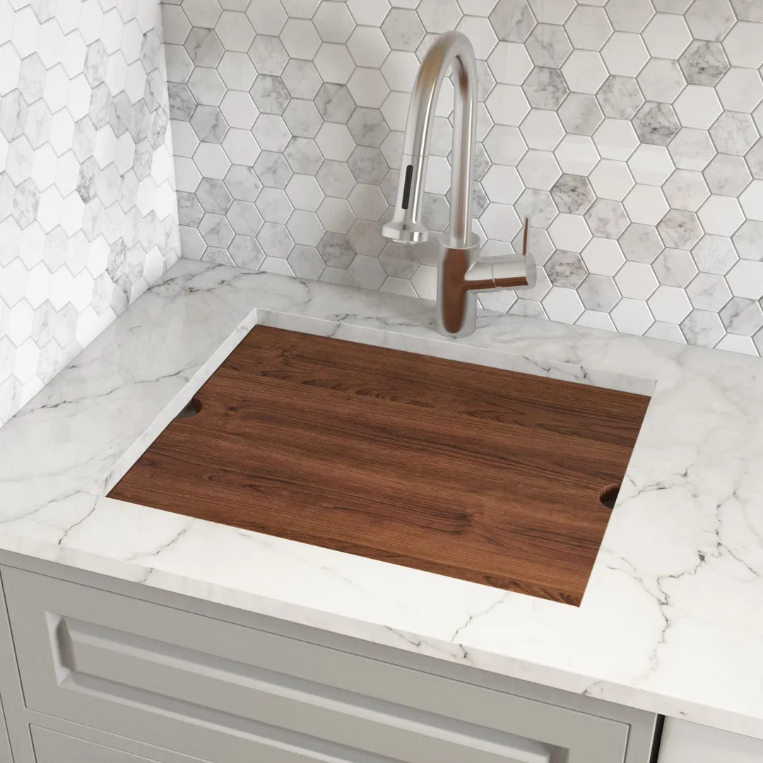 Ruvati Stainless Steel Undermount Laundry Sink with Drain - 21" x 18", photo 2 of 34