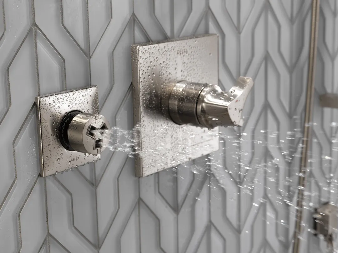 Delta Universal Showering Components Stainless 5-Spray Handheld Shower with Slide Bar, 1.75 GPM (6.6 LPM), photo 3 of 8