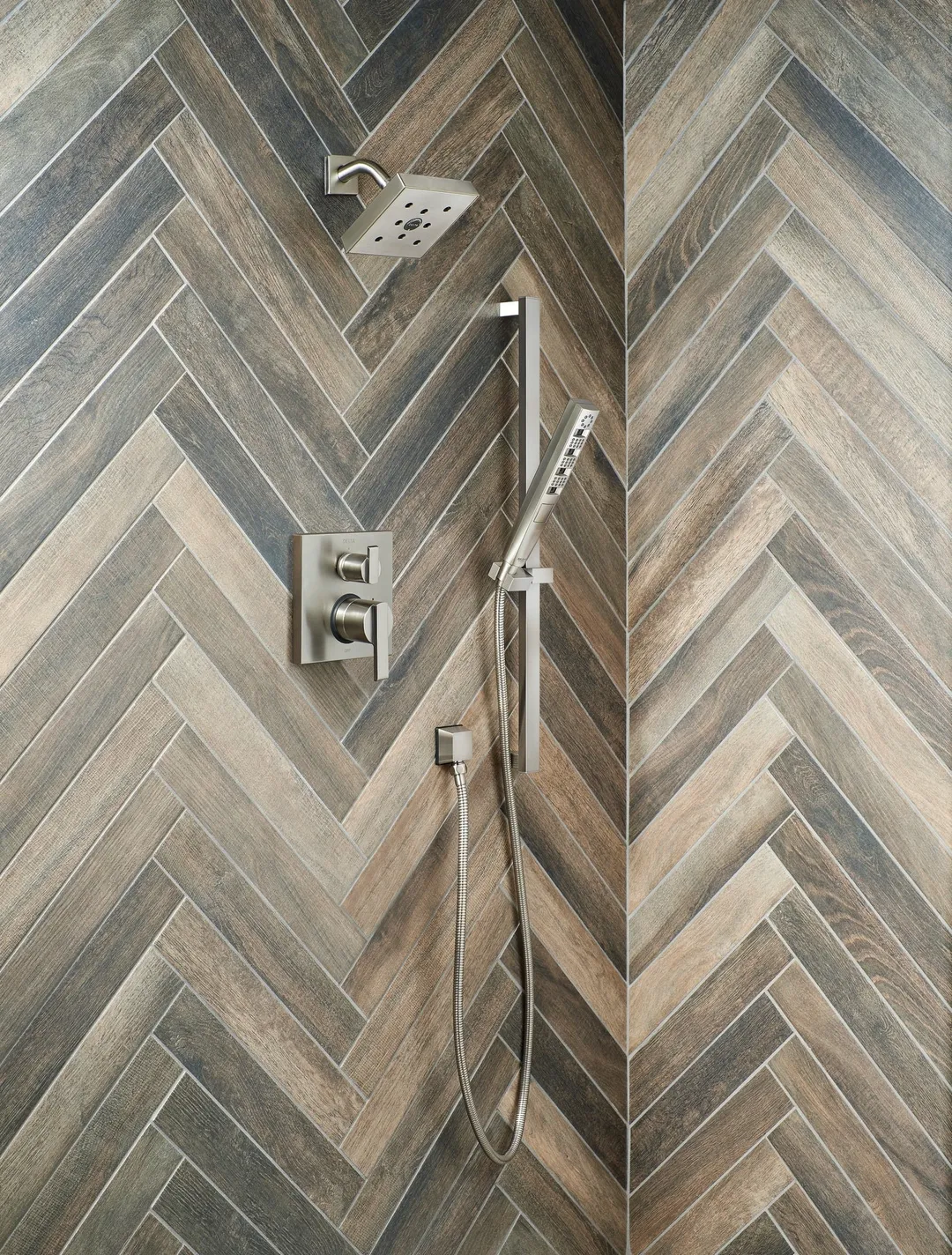 Delta Universal Showering Components Stainless 5-Spray Handheld Shower with Slide Bar, 1.75 GPM (6.6 LPM), photo 5 of 8