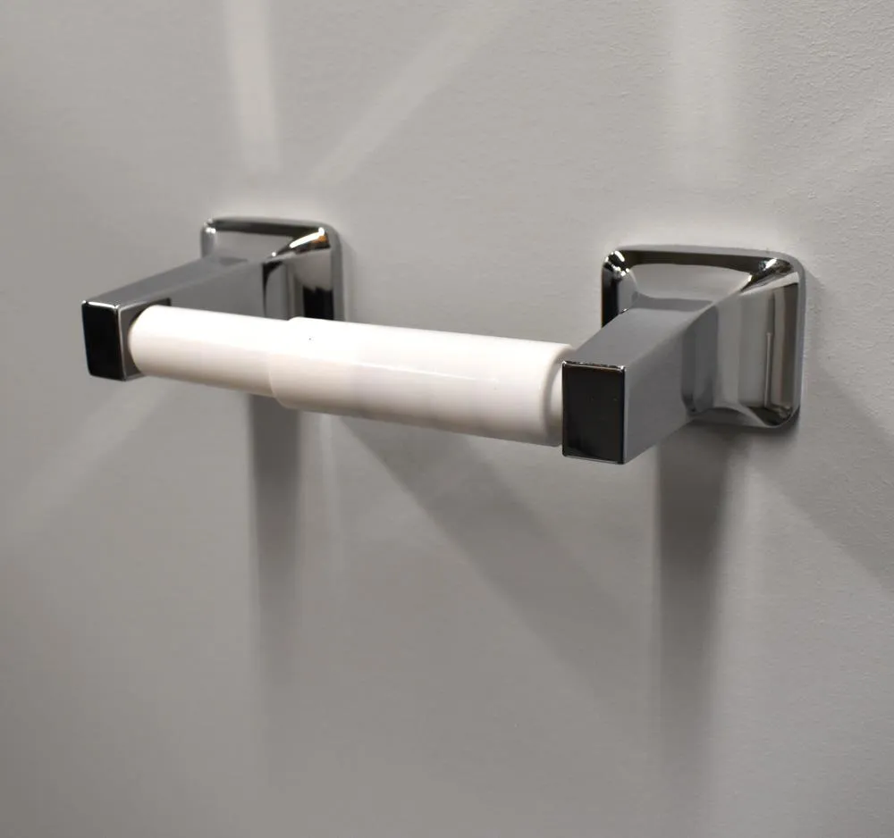Keeney PlumbPak White Recessed Replacement Roller Toilet Paper Holder, photo 8 of 9