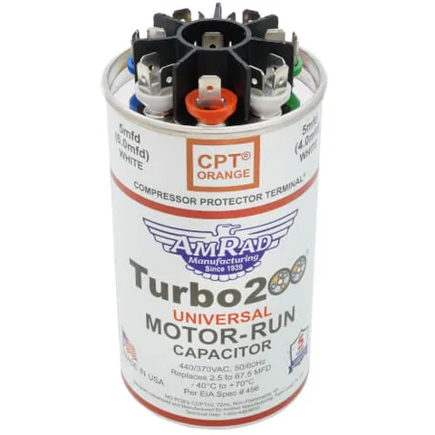 12200 2.5 - 67.5 MFD, AmRad Turbo 200 Universal Capacitor (370/440V)