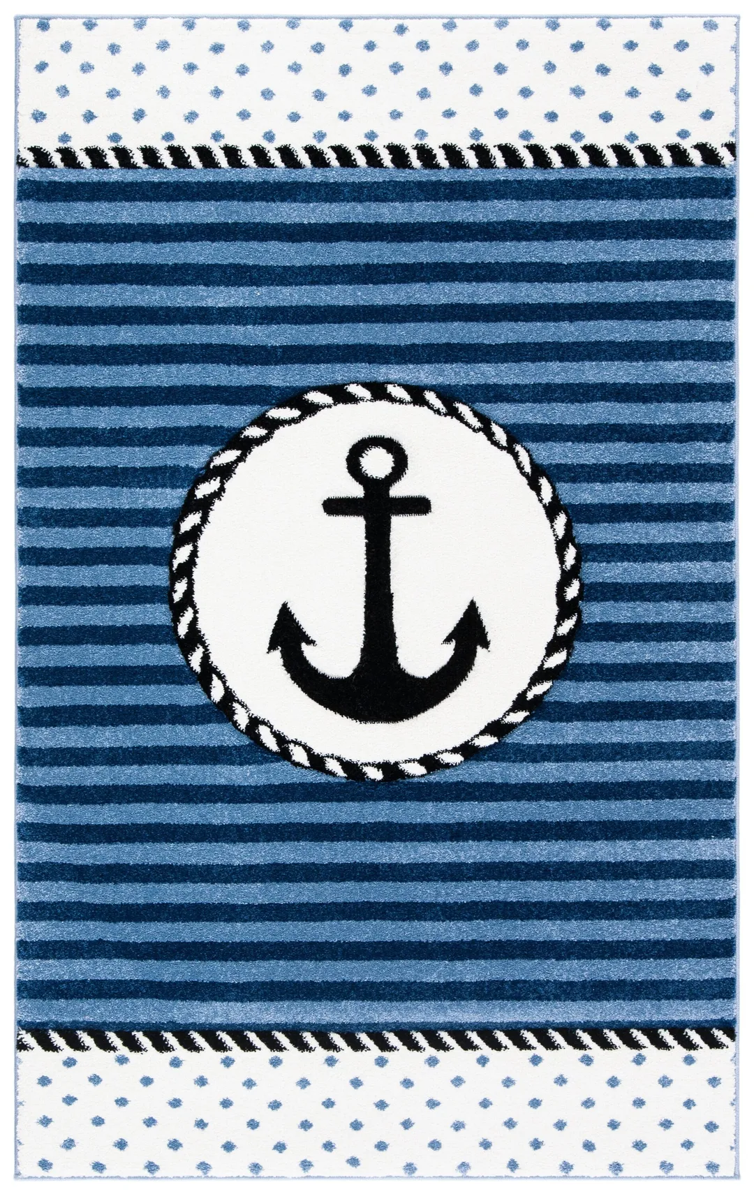 Safavieh Carousel Kids Anchor 3 x 5 Navy/Ivory Indoor Kids Throw Rug, photo 2 of 8