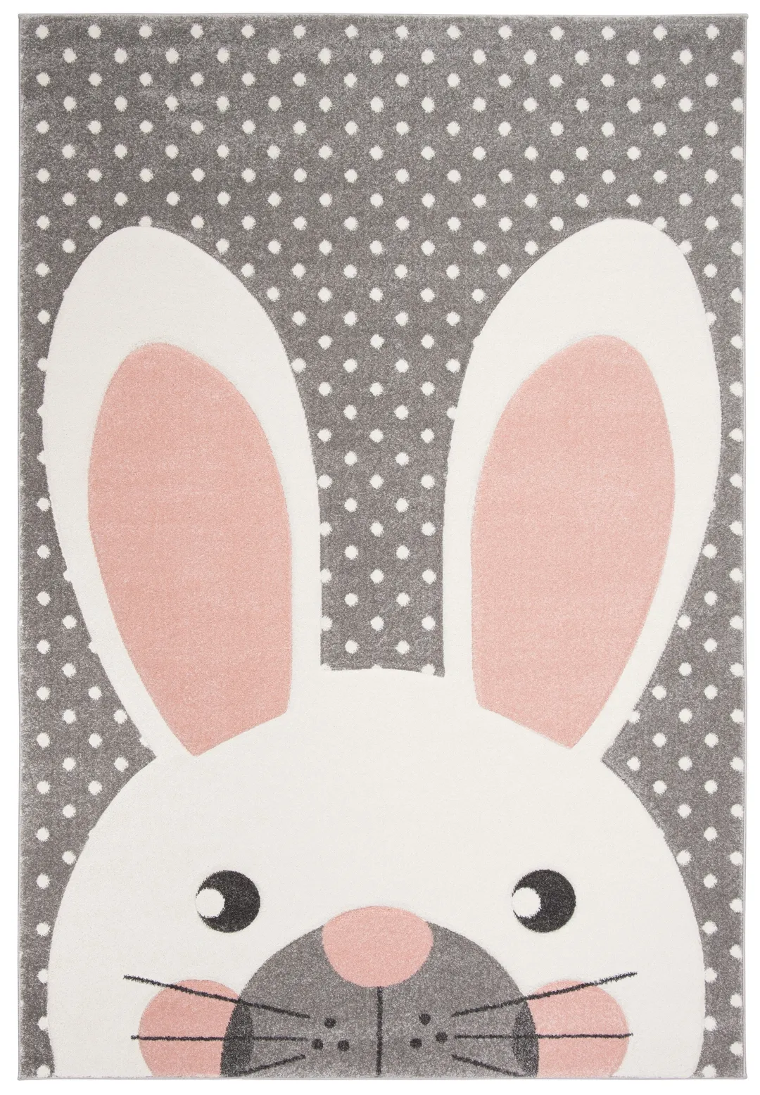 Safavieh Carousel Kids Peek-a-Boo 3-ft x 5-ft Pink/Gray Indoor Kids Throw Rug, photo 2 of 8