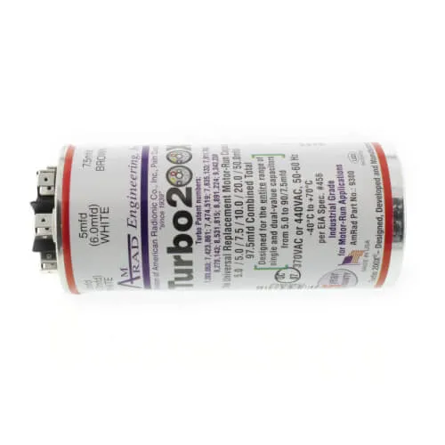 MARS 12300 5 - 97.5 MFD, AmRad Turbo 200 X Universal Capacitor (370/440V), photo 3 of 4
