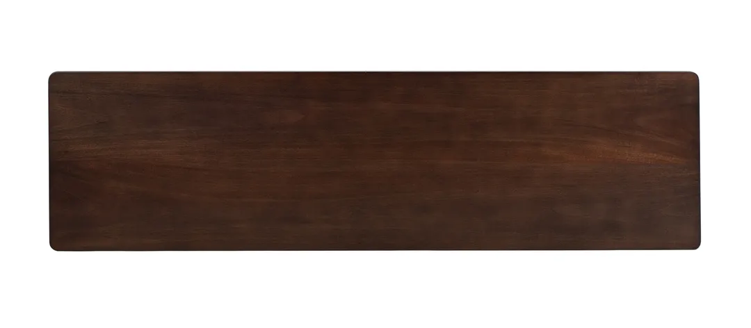 Safavieh Bruno Walnut/Black Country Metal Media Cabinet, photo 7 of 8