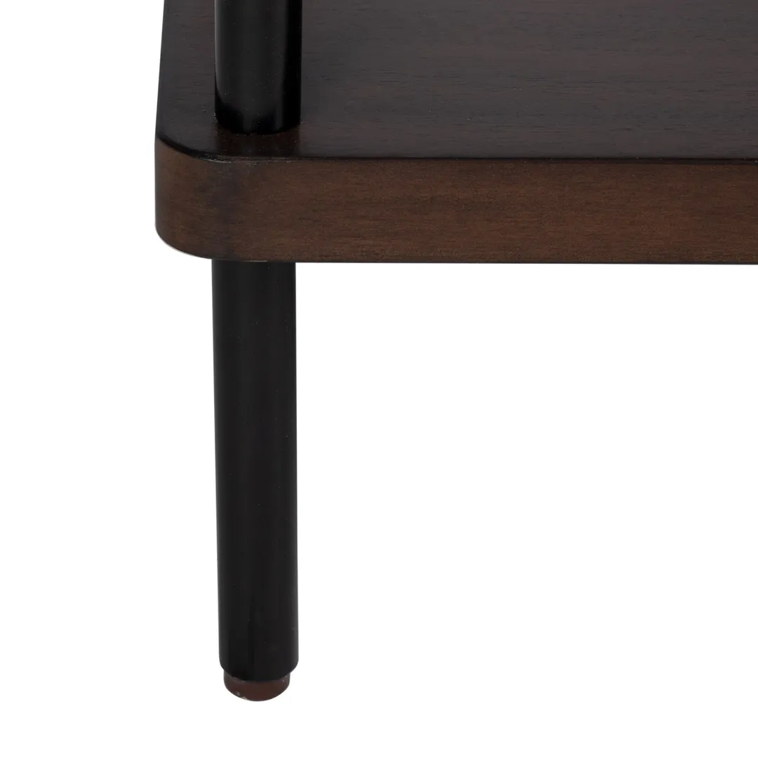 Safavieh Bruno Walnut/Black Country Metal Media Cabinet, photo 8 of 8