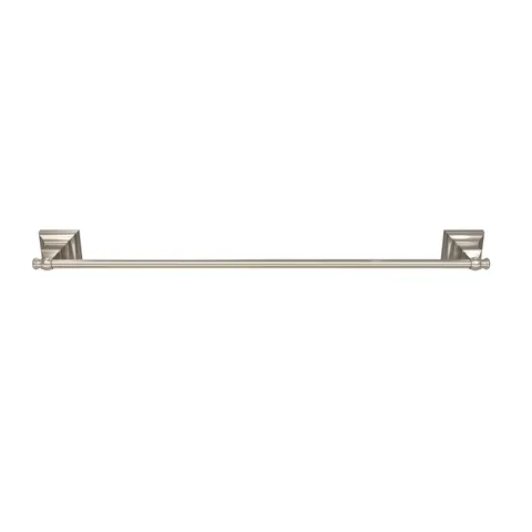 Markham 24-in Brushed Nickel Wall Mount Single Towel Bar