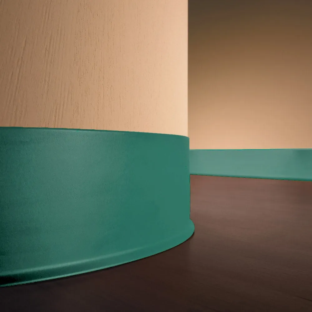 Flexco Vizcaya Palm 0.125-in T x 6-in W x 48-in L Vinyl Wall Base, photo 2 of 3