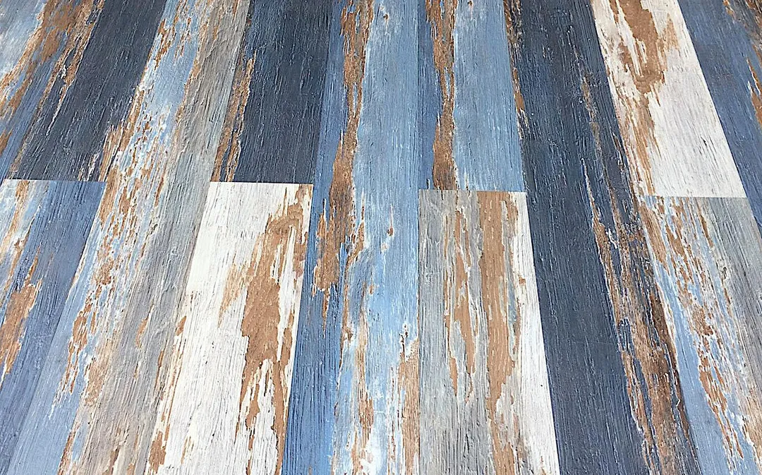 Deco Products Colors Old Blue Sea High Variation 6-in x 36-in Waterproof Luxury Vinyl Plank Flooring, 20-Piece (30-sq ft Carton), photo 5 of 8
