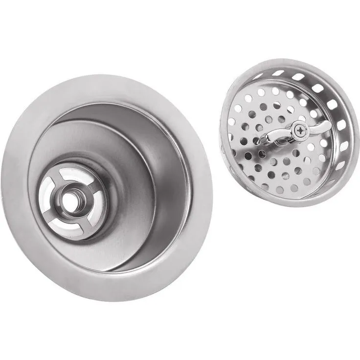 Dual Mount 18-Gauge Stainless Steel 33 in. 2-Hole 50/50 Double Bowl Kitchen Sink with Grid and Drain Assemblies, photo 2 of 5