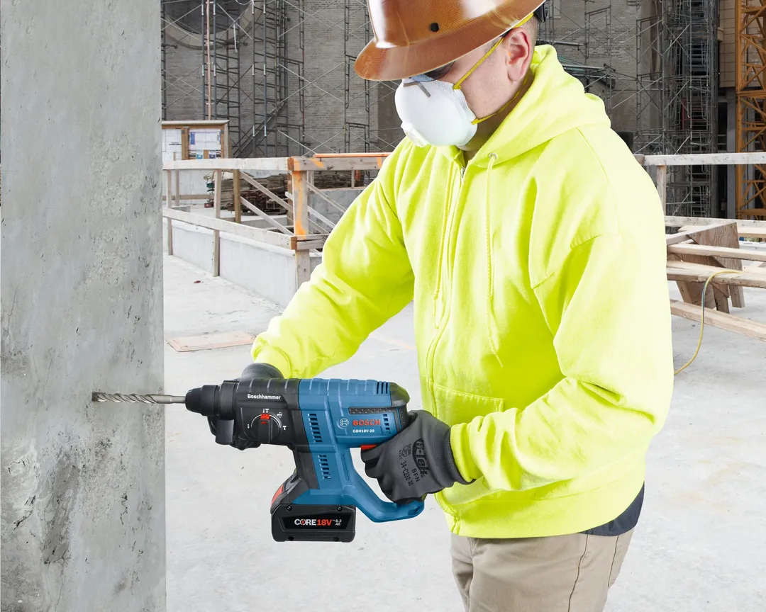 Bosch Bulldog CORE18V 3/4-in SDS-plus Variable Speed Cordless Rotary Hammer Drill (Tool Only), photo 4 of 8