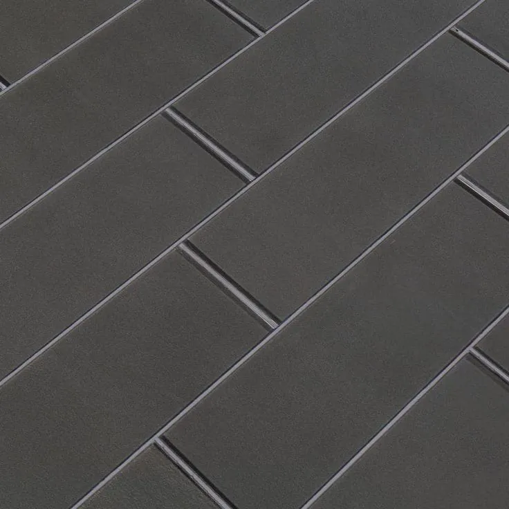MSI Metallic 4 in. x 12 in. Glossy Glass Gray Subway Tile (5 sq. ft. / case), photo 4 of 5