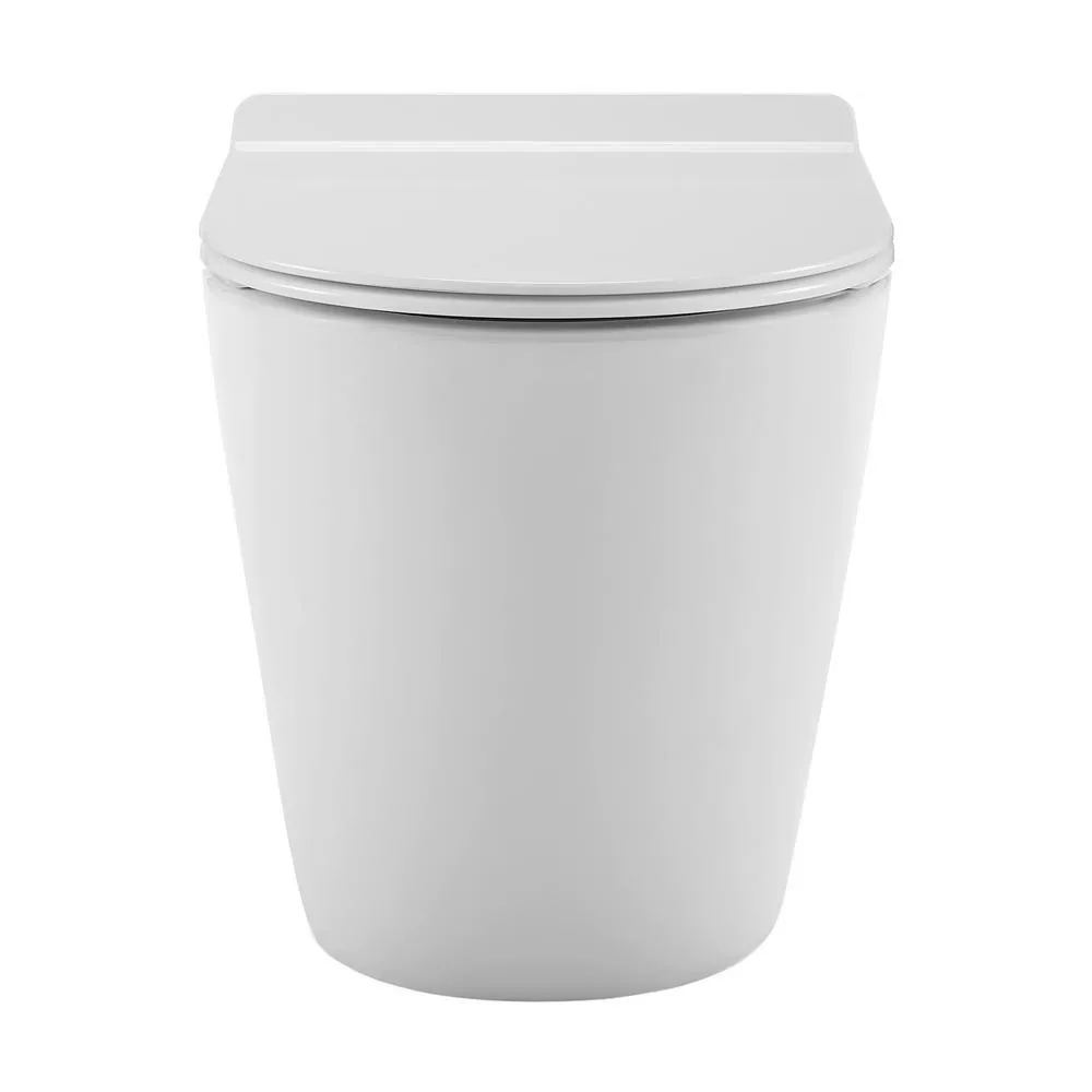 Swiss Madison St. Tropez Elongated Toilet Bowl Only in Glossy White, photo 4 of 14
