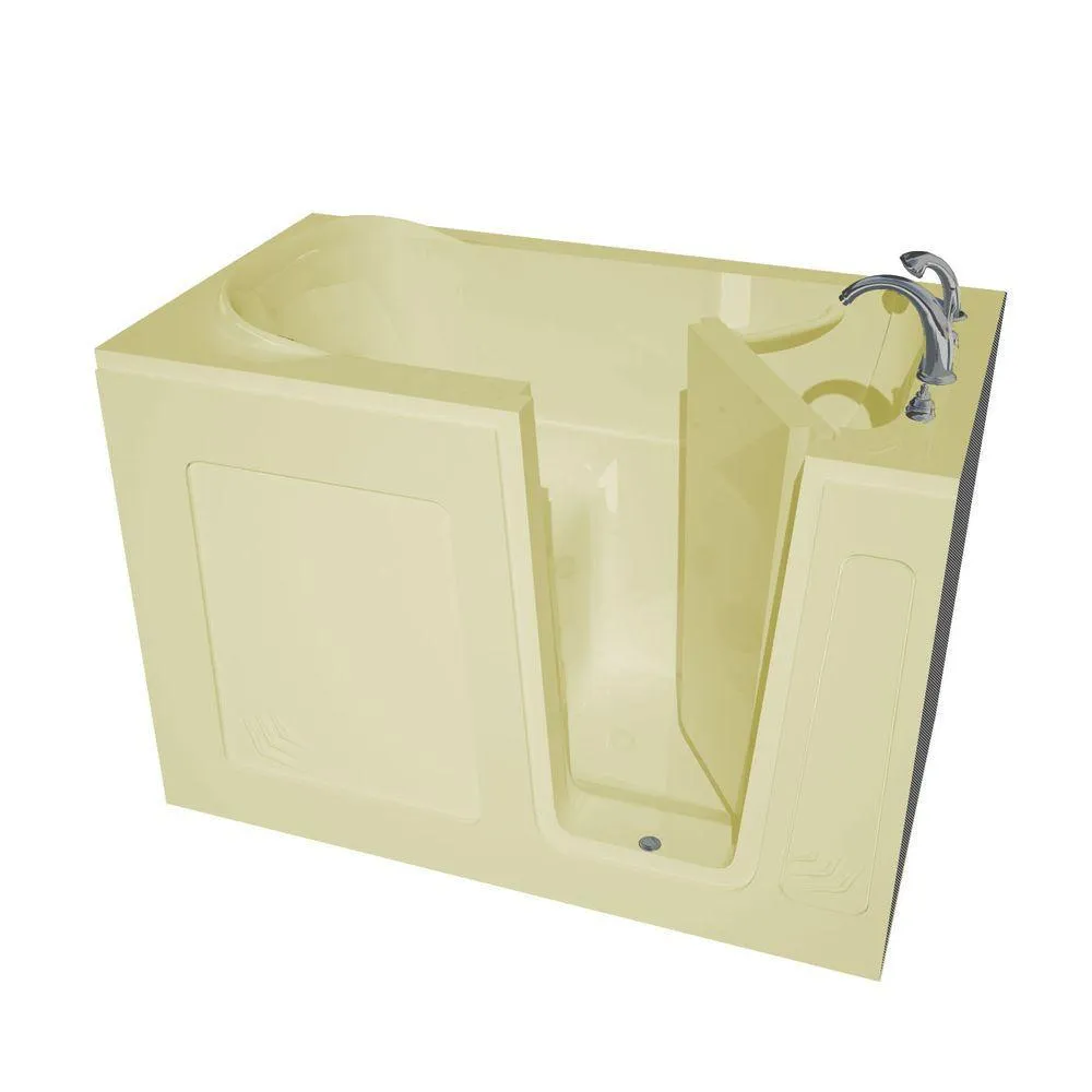 Universal Tubs HD Series 30 in. x 54 in. Right Drain Quick Fill Walk-In Soaking Bathtub in White, photo 3 of 11