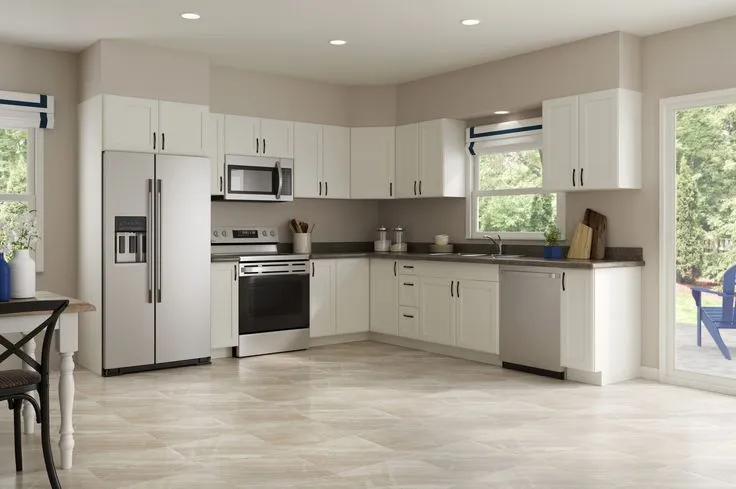 Style Selections Sorrento Marble 4-mil x 18-in W x 18-in L Groutable Water Resistant Peel and Stick Luxury Vinyl Tile Flooring, photo 3 of 8