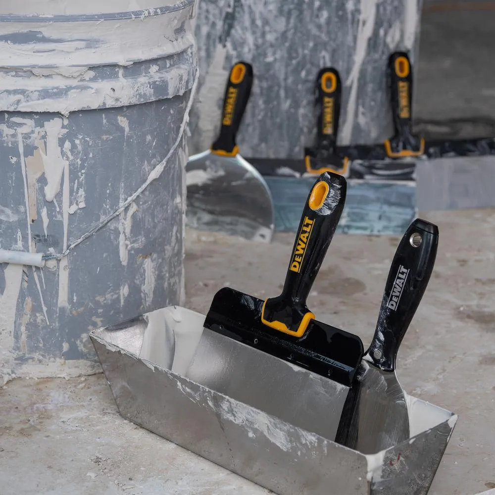 DEWALT 6 in. Blue Steel Taping Knife with Soft Grip Handle, photo 6 of 8