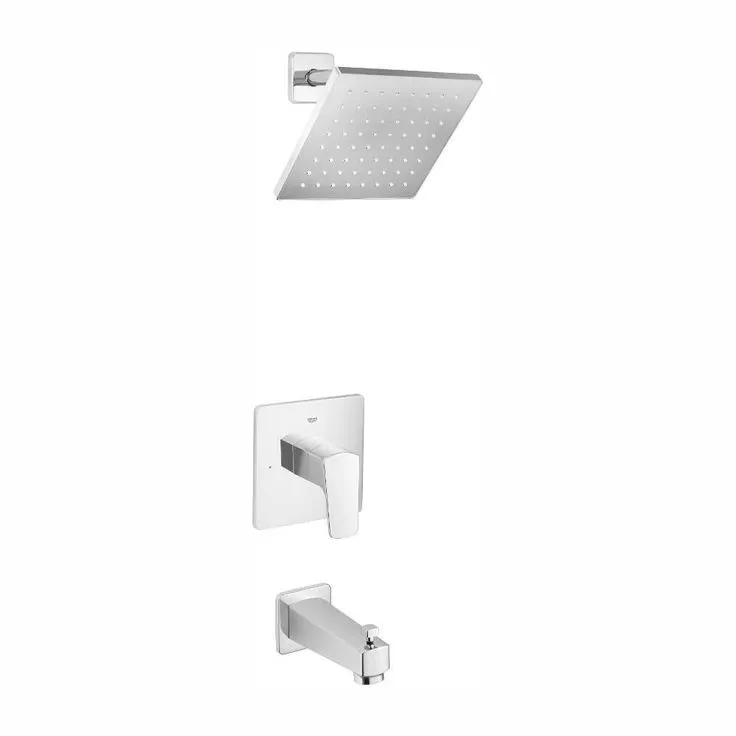GROHE Tallinn Single-Handle 1-Spray Bathtub and Shower Faucet in StarLight Chrome (Valve Included), photo 3 of 7