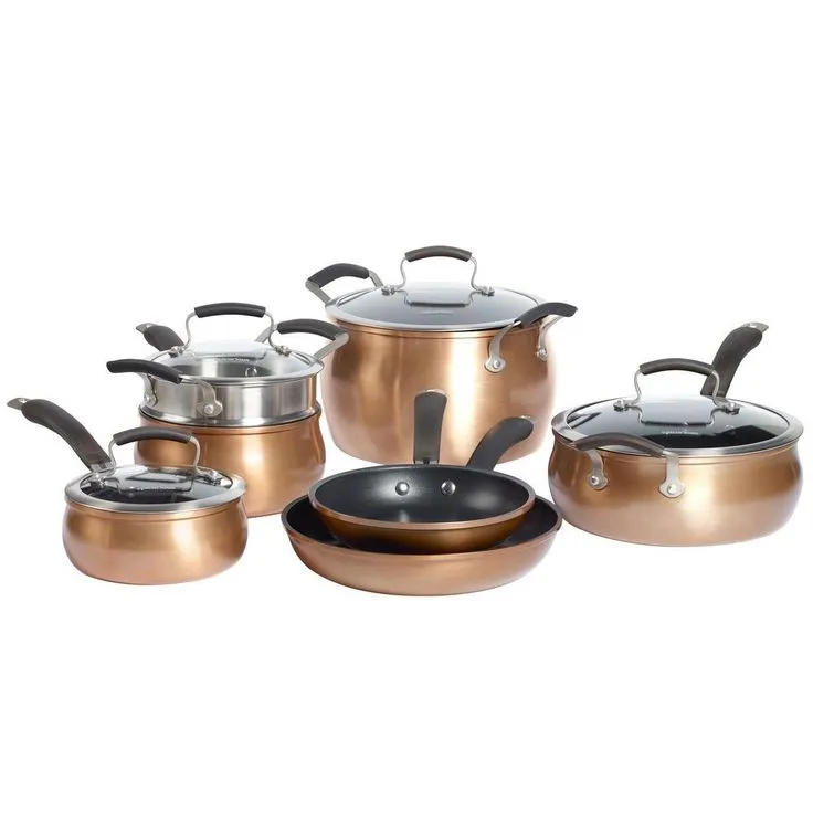 Translucent 11-Piece Hard-Anodized Aluminum Nonstick Cookware Set in Ebony, photo 6 of 8