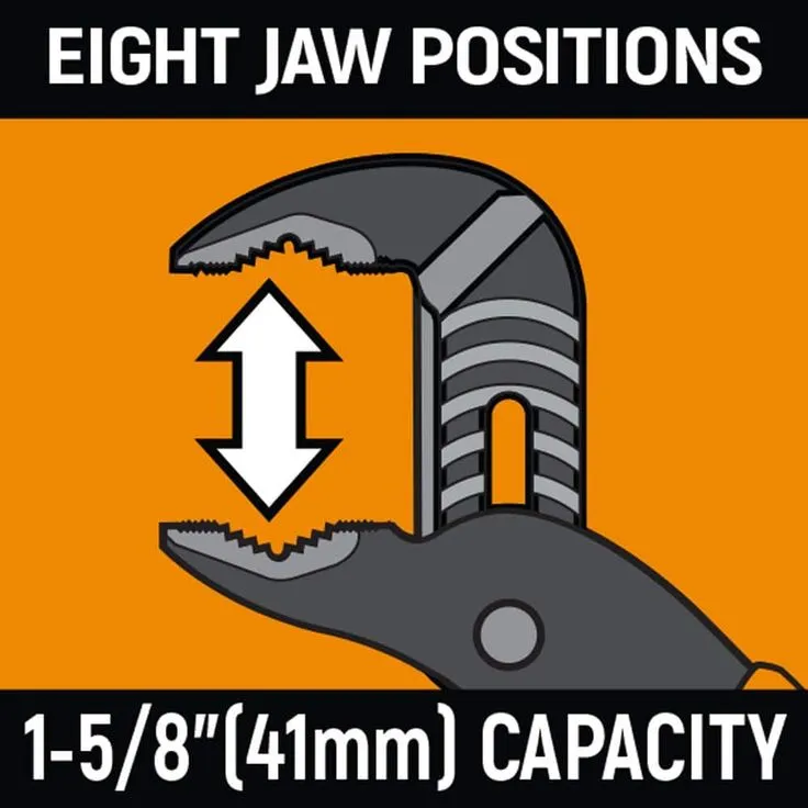 Crescent Z2 K9 Straight Jaw Tongue and Groove Plier Set with Dipped Grips (3-Piece), photo 7 of 10