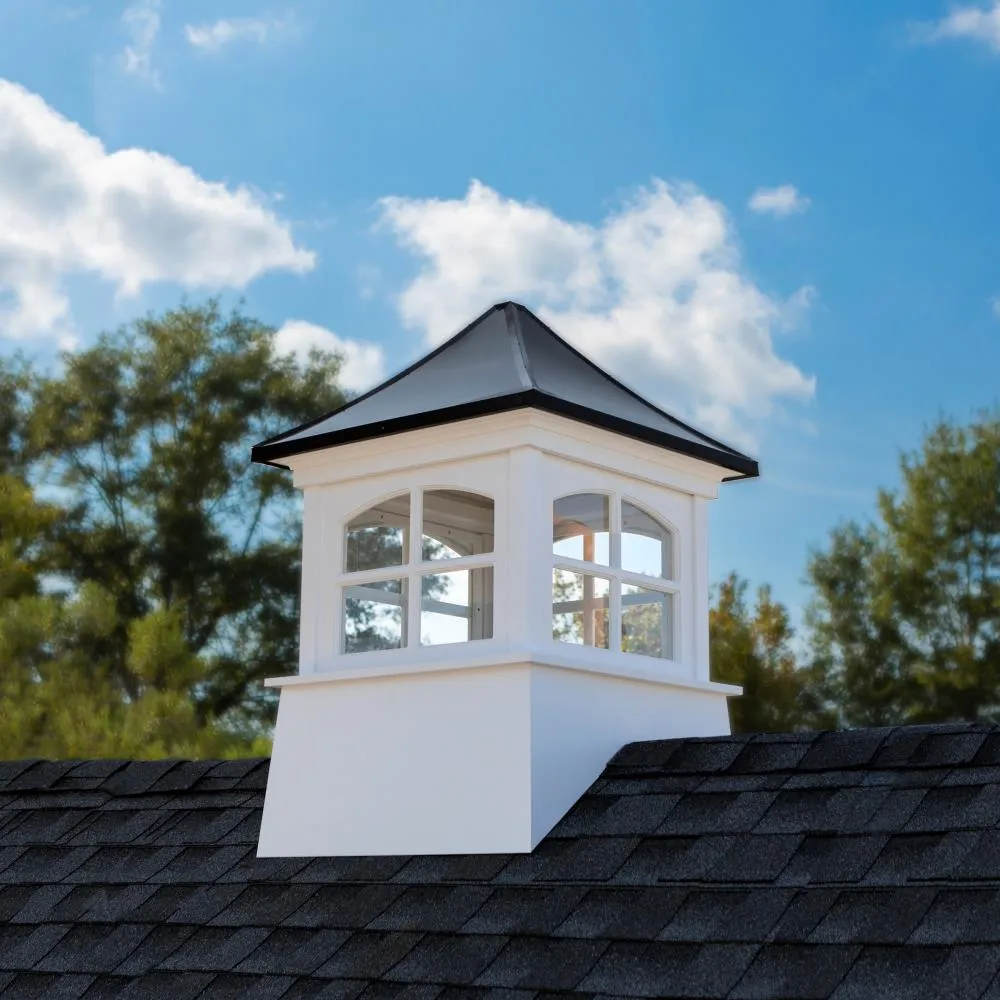 Good Directions Windsor Vinyl Cupola with Black Aluminum Pagoda Roof, 26-in x 35-in, photo 2 of 6