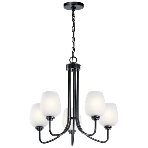 Valserrano 5-Light Black Chandelier