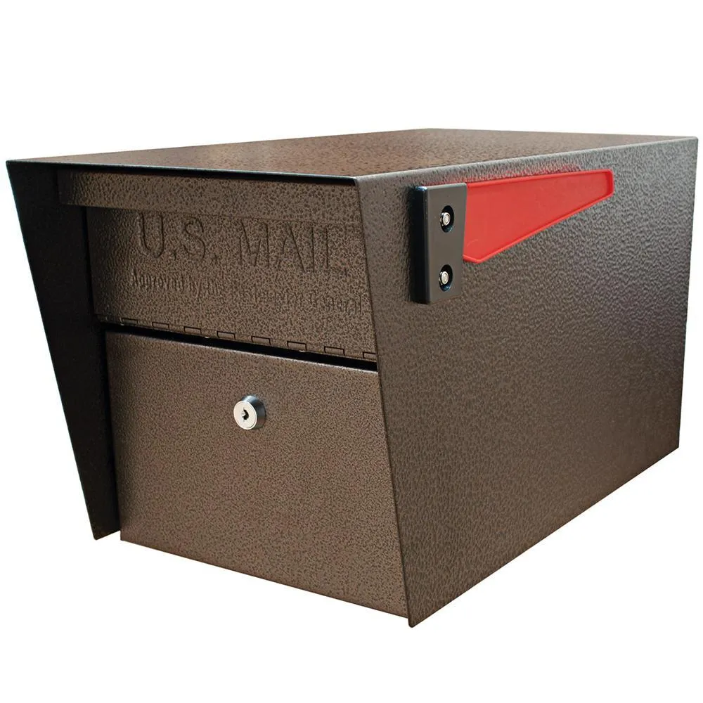 Mail Boss Mail Manager Locking Post-Mount Mailbox with High Security Reinforced Patented Locking System, Black, photo 13 of 13