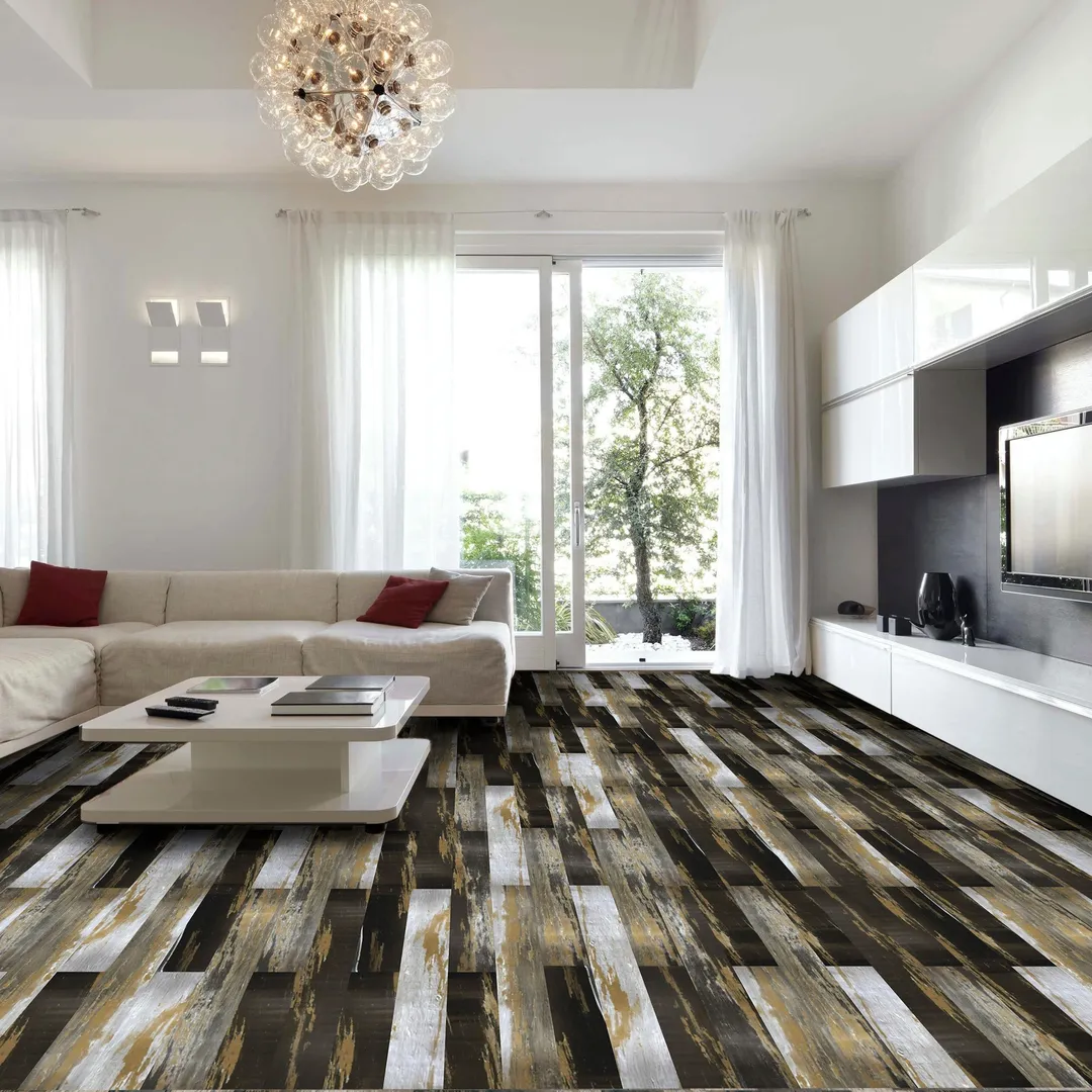 Deco Products Colors Old Desert Bronze High Variation 6-in W x 36-in L x 2-mm Waterproof Luxury Vinyl Plank Flooring, Glue-Down, 30-sq ft Carton, photo 5 of 8