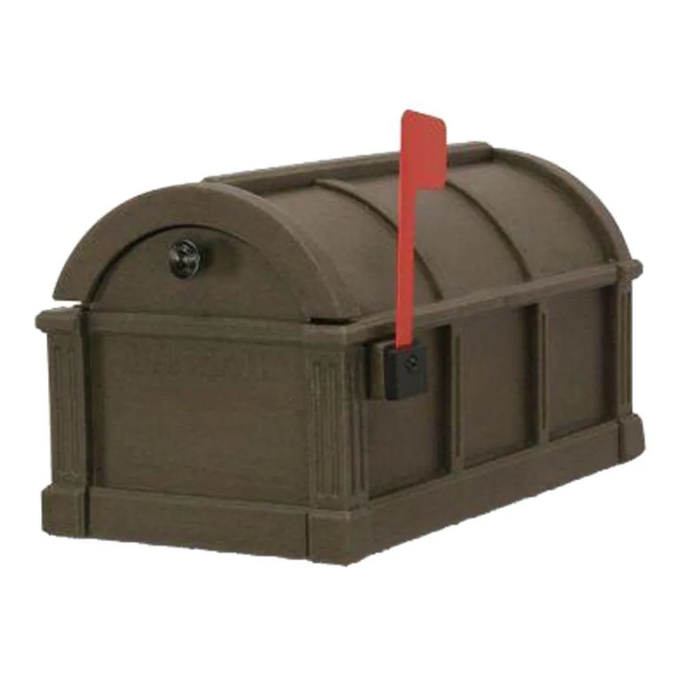 Postal Products Unlimited Sunset Pointe Plastic Mailbox in Black, photo 2 of 2