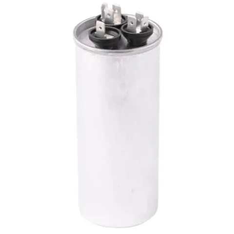 13W87 50/7.5 MFD Round Dual Capacitor (370V)