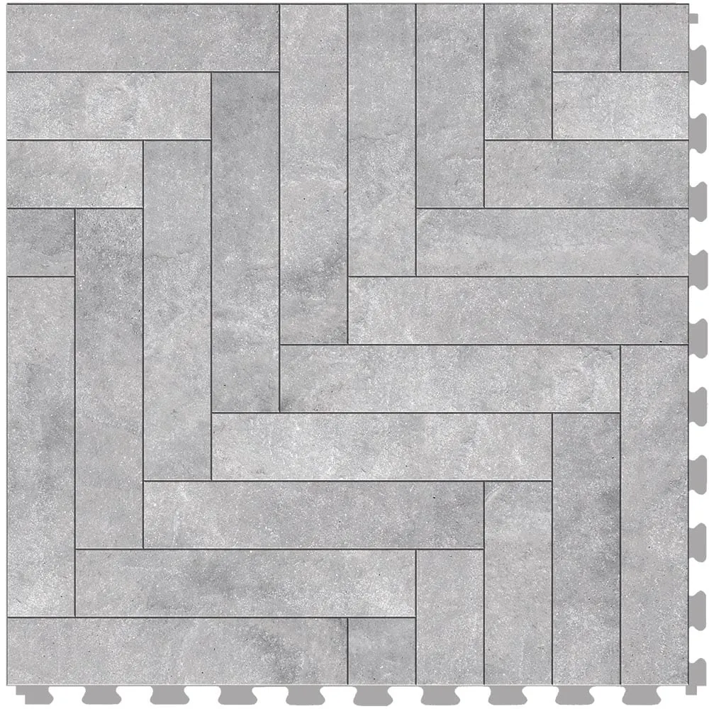 Perfection Floor Tile Master Mosaic 0.05-mil 20-in W x 20-in L Interlocking Vinyl Tile, photo 4 of 10
