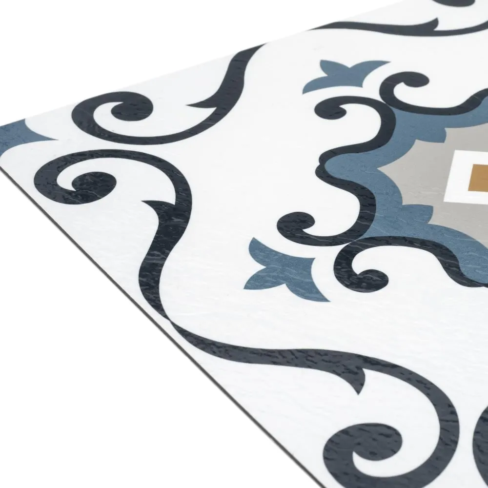 Achim Slate 0.07-mil x 12-in W Peel and Stick Stone look Vinyl Tile Flooring ( 10-sq ft Carton ), photo 4 of 9