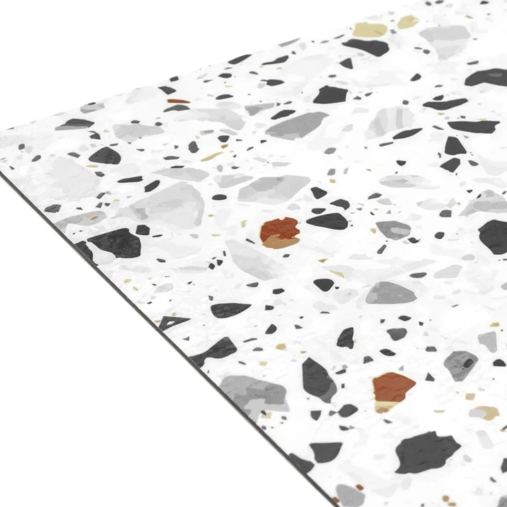 Achim Mosaic 0.07-mil x 12-in W Peel and Stick Stone look Vinyl Tile Flooring ( 45-sq ft Carton ), photo 4 of 9
