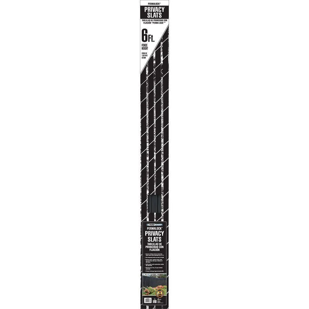 YARDGARD 6 ft. H x 10 ft. W Beige Perma-Lock Double Wall Vinyl Fence Privacy Slat, photo 9 of 11