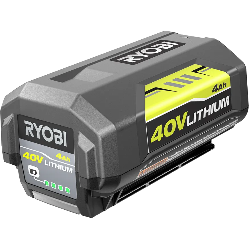 RYOBI 125 MPH 550 CFM 40-Volt Lithium-Ion Brushless Cordless Jet Fan Leaf Blower Kit with 4.0Ah Battery and Charger, photo 7 of 8