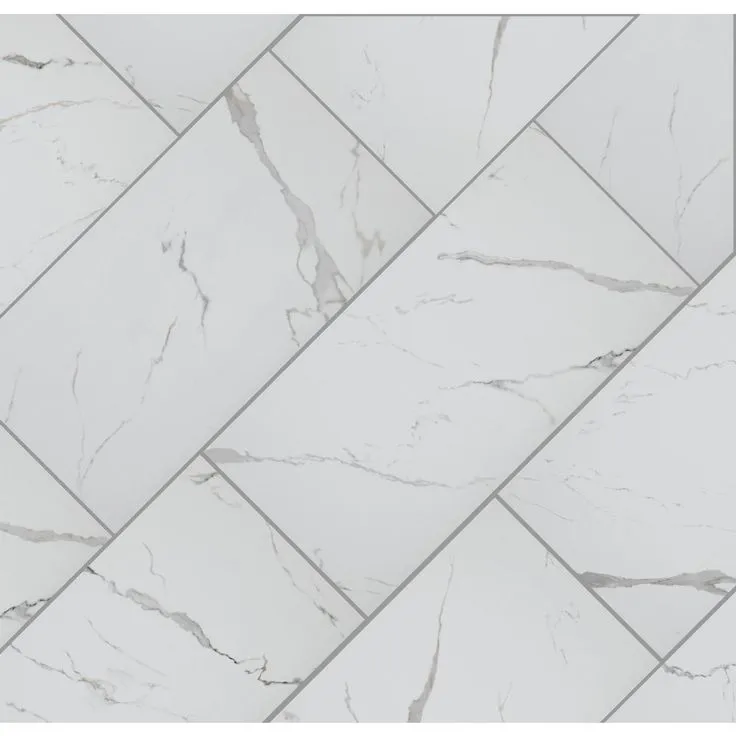 Florida Tile Home Collection Carrara Matte Rectified 12 in. x 24 in. Porcelain Floor and Wall Tile (13.3 sq. ft. /case), photo 6 of 6
